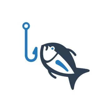 Fishing Icon Illustrazione stock