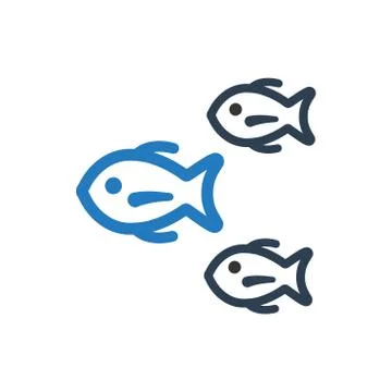 Fishing Icon Illustrazione stock