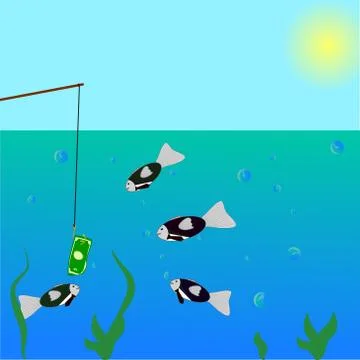 Fishing Stock Illustration