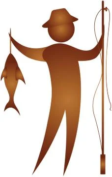 Fishing Illustrazione stock