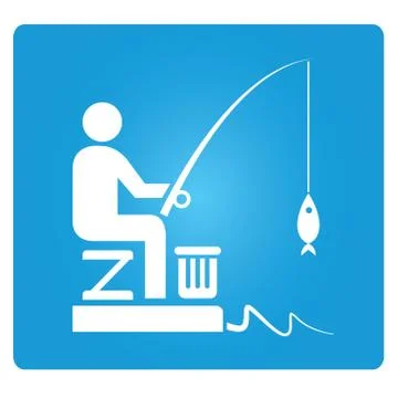 Fishing Illustrazione stock
