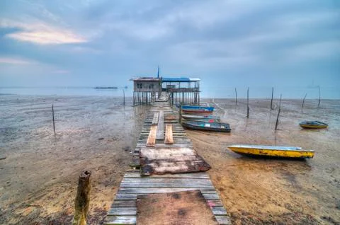 Fishing Jetty Stock Photos