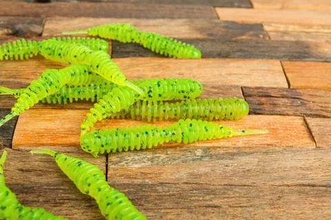 Fishing jig baits Stock Photos
