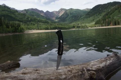 Fishing knife Stock Photos