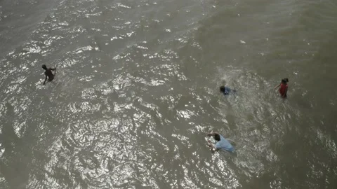 Fishing in Laguna Lake Stock Footage 229741016