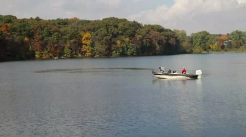 Fishing on the Lake Video stock 8836626