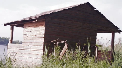 Fishing lodge Stock Footage 44307616