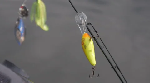 Fishing lure Video stock 50766711