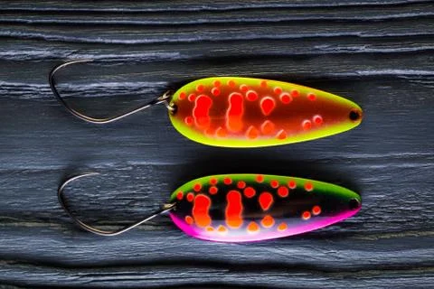 Fishing lures Foto stock