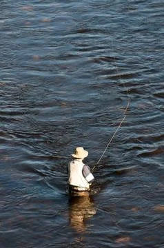 Fishing man Stock-Fotos