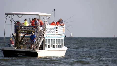 Fishing in Mississippi Stock Footage 110068050