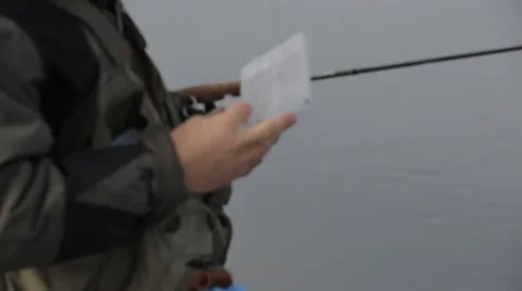 Fishing, nature, water Stock Footage 37106951