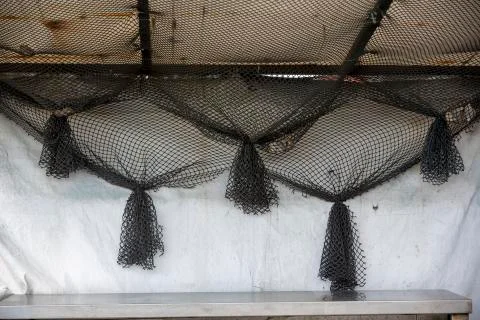 Fishing net background Stock Photos