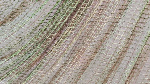 The fishing net is like a background on the wall. 動画素材 289546939