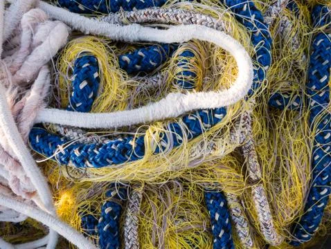 Fishing net close up 스톡 사진