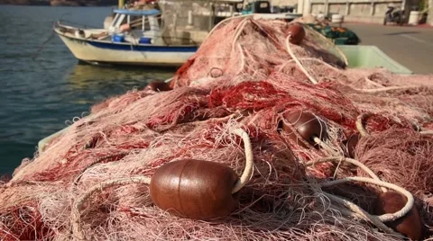 Fishing net Video stock 66525158