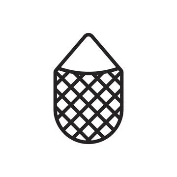 Fishing net icon vector Stock Illustration