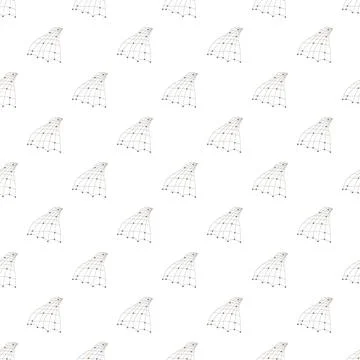 Fishing net pattern creating a seamless texture background Stockillustratie