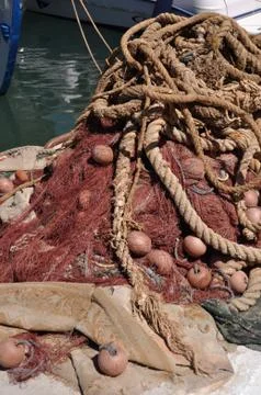 Fishing net Stock Photos