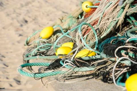Fishing net Stock Photos