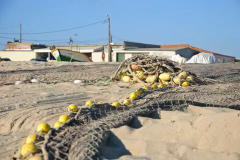Fishing net Stock Photos