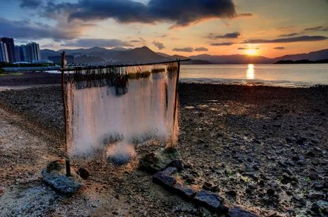 Fishing net Stock Photos