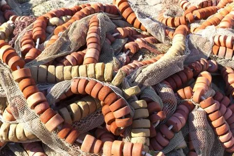 Fishing Net Stock-Fotos