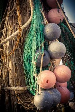 Fishing net Stock Photos