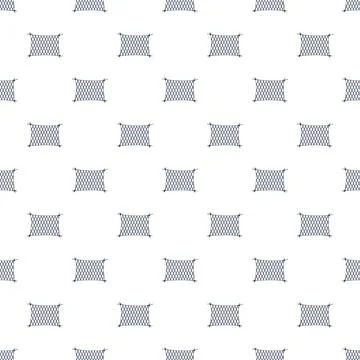 Fishing net rope mesh pattern seamless background Illustrazione stock