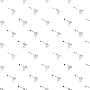 Fishing net seamless pattern for background and equipment design Illustrazione stock