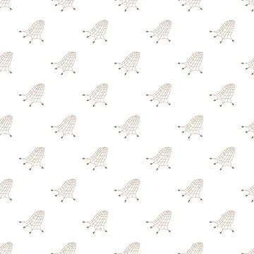 Fishing net seamless pattern vector illustration on white Illustrazione stock