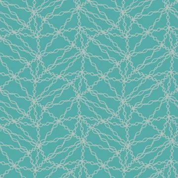 Fishing net seamless vector pattern Stock Illustration