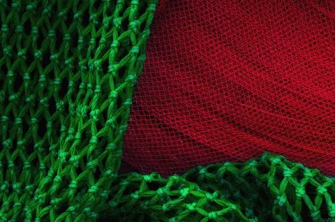 Fishing net texture Stock Photos