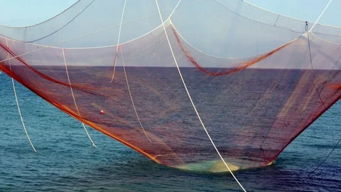 Fishing net - Vieste Stock Footage 106209599