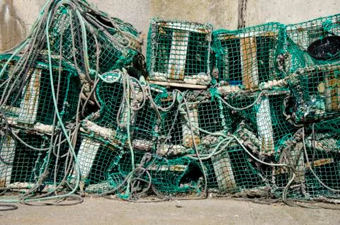 Fishing nets 1 Stock Photos