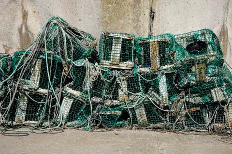 Fishing nets 2 Stock Photos