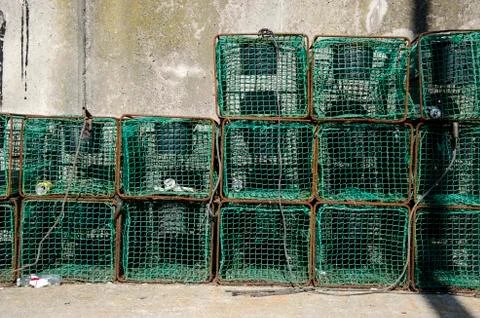 Fishing nets 3 Stock Photos