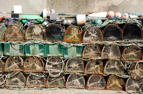 Fishing nets 5 Stock Photos
