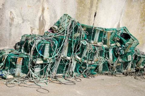 Fishing nets 8 스톡 사진
