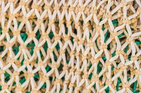 Fishing nets background pattern Stock Photos