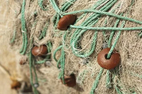 Fishing nets background 库存照片
