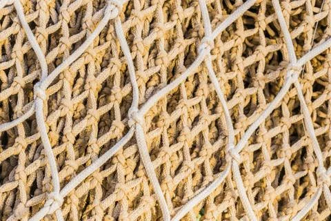 Fishing nets background Stock Photos