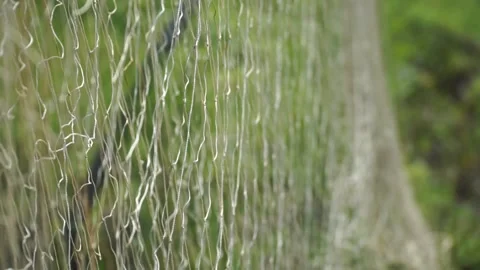 Fishing nets dried on the shore 動画素材 140381569