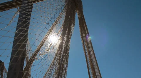 Fishing nets Stock Footage 32254241