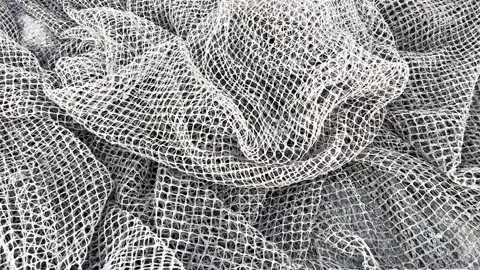 Fishing nets Stock Footage 340718603