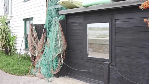 Fishing nets Stock Footage 344421321