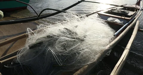 Fishing Nets in the Philippines 스톡 동영상 279270024