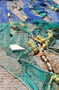 Fishing nets Stock Photos