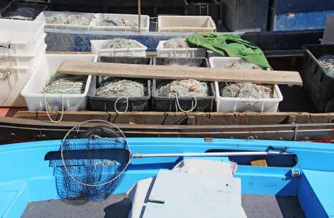 Fishing nets Stock Photos