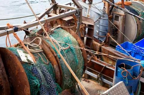 Fishing nets Stock Photos
